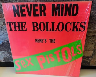 The Sex Pistols 1977 LP Vinyl Never Mind the Bollocks Album