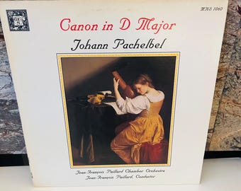 Johann Pachelbel 1980 LP Vinyl Canon in D Major Album