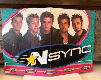 NSYNC 2000 Game Board Memorabilia 13 by 19 inches