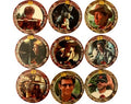 Jurassic Park 90s Pogs - 9 Pogs