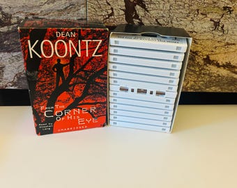 Dean Koontz Book on Tape From the Corner of His Eye 13 Cassette Box Set
