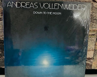 Andreas Vollenweider 1986 LP Vinyl Down to the Moon Album