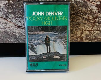 John Denver 1972 Cassette Rocky Mountain High