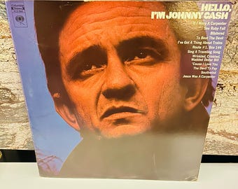 Johnny Cash 1970 LP Vinyl Hello I'm Johnny Cash Album