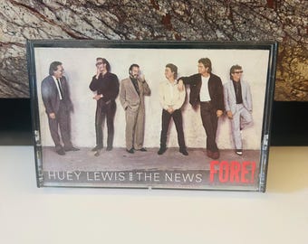 Huey Lewis & the News 1986 Cassette Fore! Album