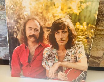 David Crosby Graham Nash 1975 Vinyl Wind on Water LP Album