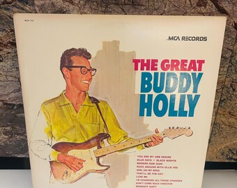 Buddy Holly 1975 LP Vinyl The Great Buddy Holly Album