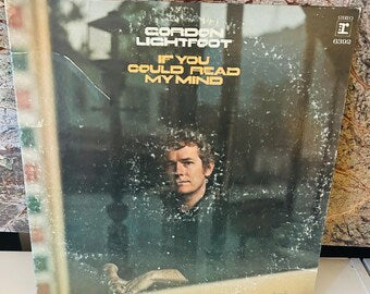 Gordon Lightfoot 1970 LP Vinyl If You Could Read My Mind Album