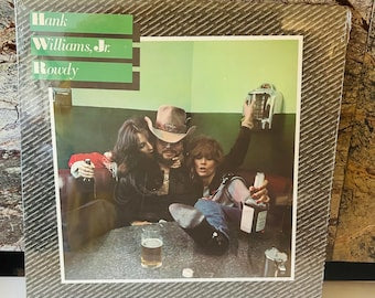 Hank Williams Jr. 1981 Vinyl Record Rowdy Album