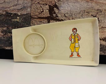 Mcdonalds 1970's Tray Happy Meal Plate