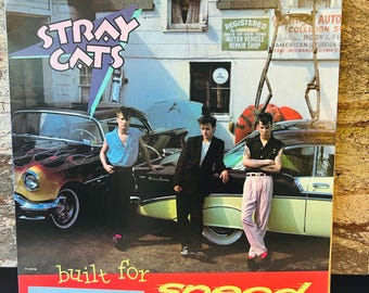 Stray Cats 1982 LP Vinyl Built for Speed Album