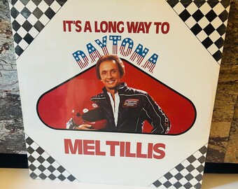 Mel Tillis 1982 Sealed LP Vinyl It's a Long Way to Daytona Album
