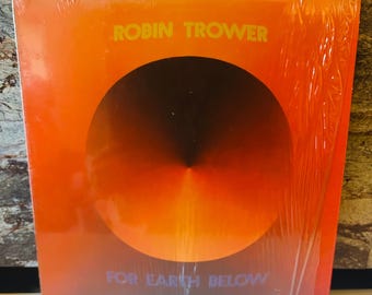 Robin Trower 1975 LP Vinyl For Earth Below Album