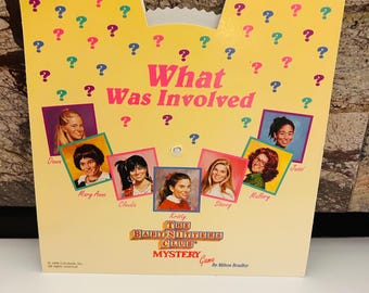 Babysitters Club 1992 Display Game Spinner 8 by 8 inches, Pink What Style