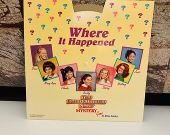 Babysitters Club 1992 Display Game Spinner 8 by 8 inches, Purple Where Style