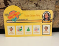 Sweet Valley High 1988 Game Board Display 6 by 10 inches, Yellow Style