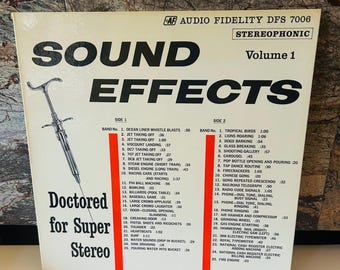 Sound Effects 1960 LP Vinyl Volume 1 Album