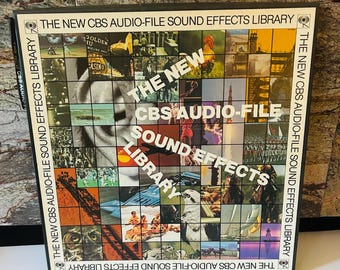 The CBS Audio Sound Effects File 1977 3-LP Vinyl Album