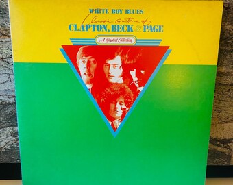 Eric Clapton 1984 Double LP Vinyl White Boy Blues Album