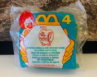 Richard Scarry's Bananas Gorilla Grocery Store Toy 1995 - New in Bag