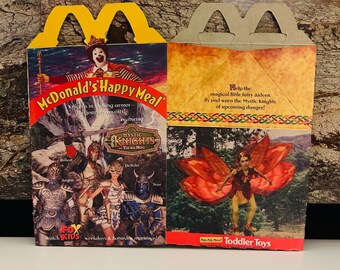 The Mystic Knights Of Tir NA NOG (1999) Happy Meal Box, McDonald's Box