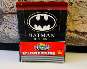 Batman Returns Keepsake 1991 Empty Storage Box 8x6x2
