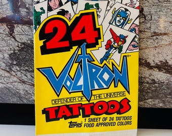 Voltron (1984) One Pack Tattoos