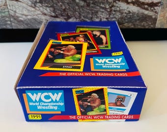 WCW 1991 Empty Keepsake Storage Box, World Championship Wrestling