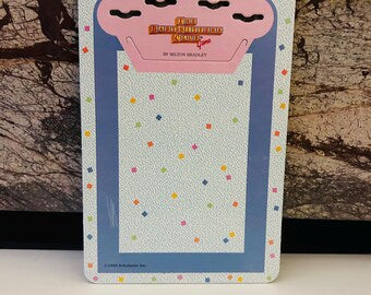 Babysitters Club 1989 Cardboard Mini Display Board 8.5 by 5 inches, Pink Style