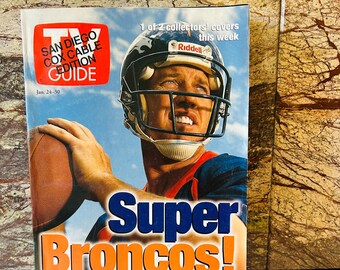 Broncos TV Guide (1998) Collectors' Cover San Diego Edition