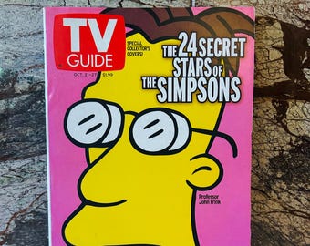 Professor John Frink The Simpsons Collector's Cover TV Guide (2000)