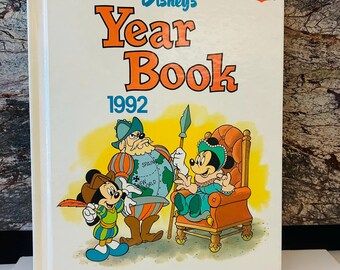 Disney Yearbook 1992 Hardcover Book