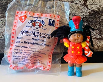 Cabbage Patch 1994 Toy Doll, Abigail Happy Meal Toy, Cake topper, Party favor, keepsake