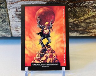 Ed Repka 1991 Rock Sticker Oxidation of the Nations, Megadeth