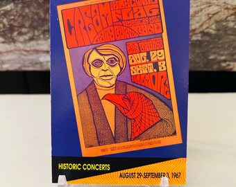 Cream 1991 Trading Card #251 Historic Concerts Fillmore Auditorium