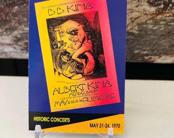 B.B. King and Albert King 1991 Trading Card #253 Historic Concerts Fillmore West