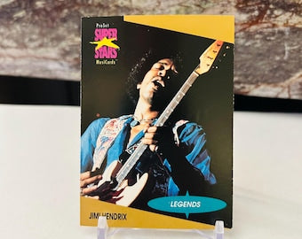 Jimi Hendrix #10 1991 Super Stars Trading Card