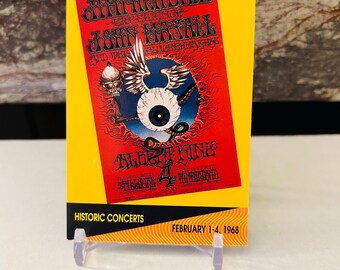 Jimi Hendrix 1991 Trading Card #260 Historic Concerts John Mayall