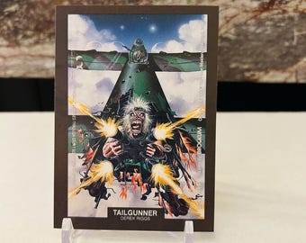 Tail Gunner 1991 Rock Sticker, Derek Riggs