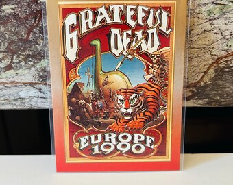 Grateful Dead 1991 Trading Card #9 Europe 1990