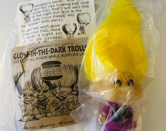 Glow in the Dark Yellow Troll 1993