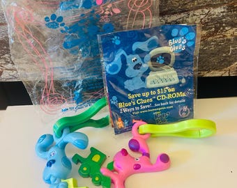 Friendship Keychains Blues Clues 1999 Subway Happy Meal Toy