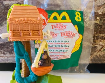 Kala & Baby Tarzan Figurine 2000 Tarzan Toy