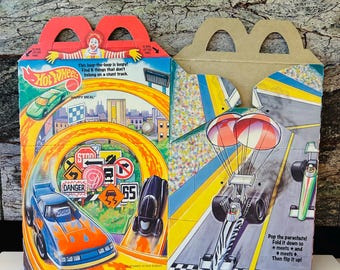 Hot Wheels Meal 1995 Box, Party Favor Box