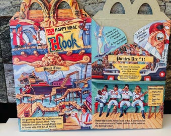 Hook Happy Meal 1991 Box, Party Favor Box