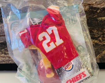 Kansas City Chiefs Toy Jersey #27 NFL Burger King Toy, Larry Johnson