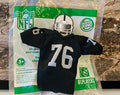 Oakland Raiders Toy Jersey #76 NFL Burger King Toy, Robert Gallery