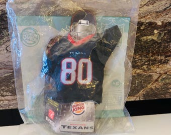 Houston Texans Toy Jersey #80 NFL Burger King Toy, Andre Johnson