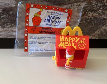 Ronald McDonald Toy 1994 Happy Birthday Train Collection