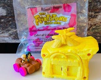 Flintstones Betty & Bamm-Bamm House and Figure (1993)